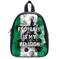 Football Is My Religion School Bag (small) by Valentinaart