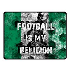 Football Is My Religion Fleece Blanket (small) by Valentinaart