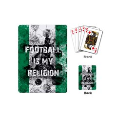 Football Is My Religion Playing Cards (mini)  by Valentinaart