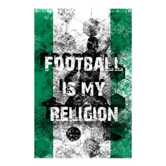 Football Is My Religion Shower Curtain 48  X 72  (small)  by Valentinaart