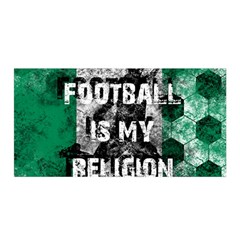 Football Is My Religion Satin Wrap by Valentinaart