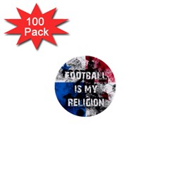 Football Is My Religion 1  Mini Buttons (100 Pack)  by Valentinaart