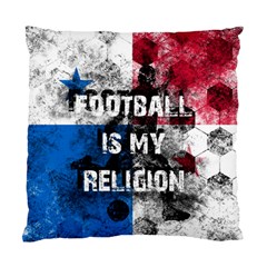 Football Is My Religion Standard Cushion Case (one Side) by Valentinaart