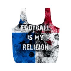 Football Is My Religion Full Print Recycle Bags (m)  by Valentinaart