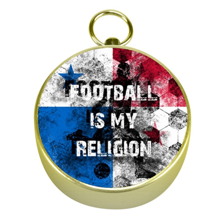 Football is my religion Gold Compasses