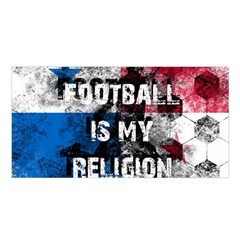 Football Is My Religion Satin Shawl by Valentinaart