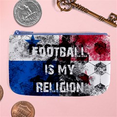 Football Is My Religion Large Coin Purse by Valentinaart