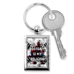 Football Is My Religion Key Chains (rectangle)  by Valentinaart