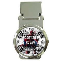 Football Is My Religion Money Clip Watches by Valentinaart