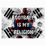 Football is my religion Large Glasses Cloth (2-Side) Back