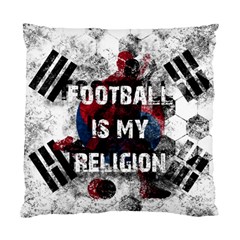 Football Is My Religion Standard Cushion Case (two Sides) by Valentinaart