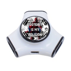 Football Is My Religion 3-port Usb Hub by Valentinaart