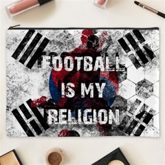 Football Is My Religion Cosmetic Bag (xxxl)  by Valentinaart