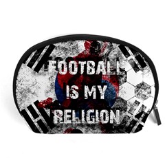 Football Is My Religion Accessory Pouches (large)  by Valentinaart