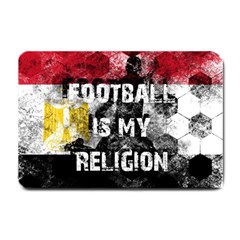 Football Is My Religion Small Doormat  by Valentinaart