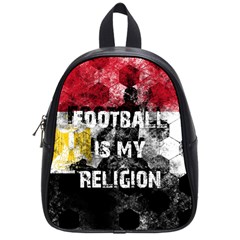 Football Is My Religion School Bag (small) by Valentinaart