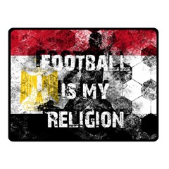 Football Is My Religion Fleece Blanket (small) by Valentinaart