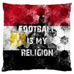 Football Is My Religion Standard Flano Cushion Case (two Sides) by Valentinaart