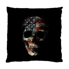 Skull Standard Cushion Case (one Side) by Valentinaart