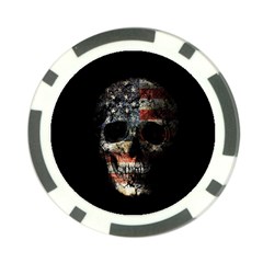 Skull Poker Chip Card Guard (10 Pack) by Valentinaart