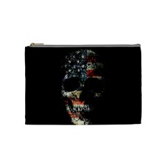 Skull Cosmetic Bag (medium)  by Valentinaart