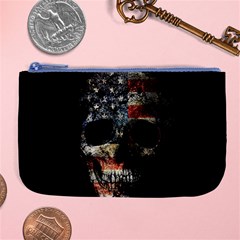 Skull Large Coin Purse by Valentinaart