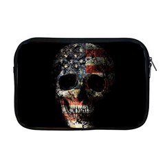 Skull Apple Macbook Pro 17  Zipper Case by Valentinaart