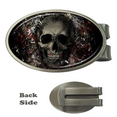 Skull Money Clips (oval)  by Valentinaart