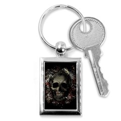 Skull Key Chains (rectangle)  by Valentinaart