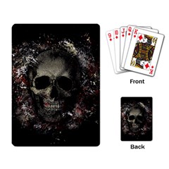 Skull Playing Card by Valentinaart