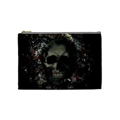 Skull Cosmetic Bag (medium)  by Valentinaart