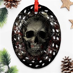 Skull Ornament (oval Filigree)