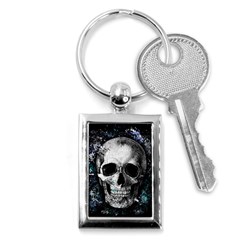 Skull Key Chains (rectangle)  by Valentinaart