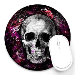 Skull Round Mousepads