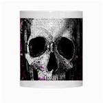 Skull White Mugs Center