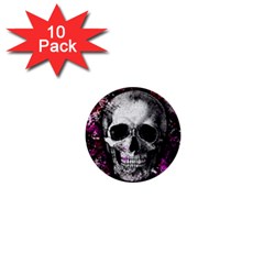 Skull 1  Mini Buttons (10 pack) 