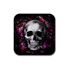 Skull Rubber Coaster (Square) 