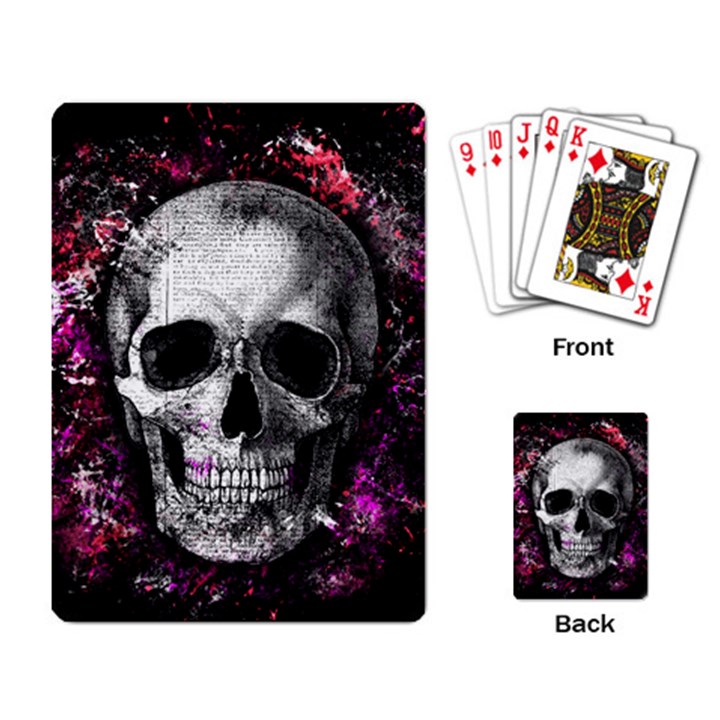 Skull Playing Card