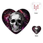 Skull Playing Cards (Heart)  Front