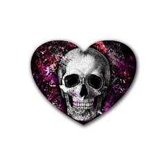 Skull Rubber Coaster (Heart) 