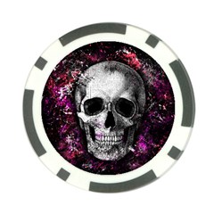 Skull Poker Chip Card Guard