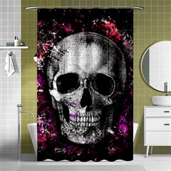 Skull Shower Curtain 48  x 72  (Small) 