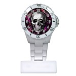 Skull Plastic Nurses Watch Front