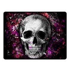 Skull Double Sided Fleece Blanket (Small) 