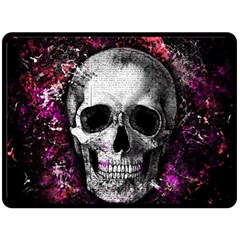 Skull Double Sided Fleece Blanket (Large) 