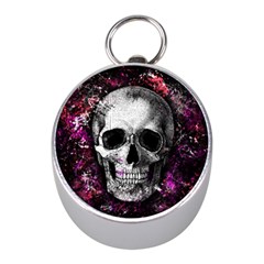 Skull Mini Silver Compasses