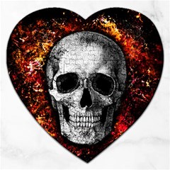 Skull Jigsaw Puzzle (heart)