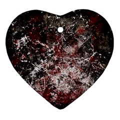 Grunge pattern Ornament (Heart)