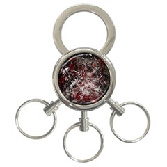 Grunge pattern 3-Ring Key Chains