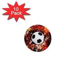 Football  1  Mini Magnet (10 Pack)  by Valentinaart